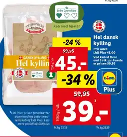 Lidl Kylling tilbud