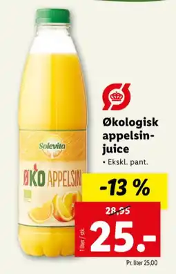 Lidl Appelsinjuice tilbud