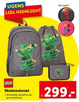 Lidl Skoletaske tilbud