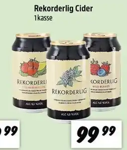zur Krone Rekorderlig Cider tilbud