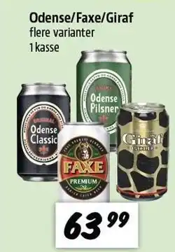 zur Krone Odense/Faxe/Giraf tilbud