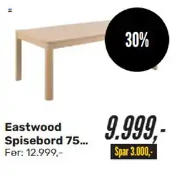 My Home Eastwood Spisebord 75... tilbud