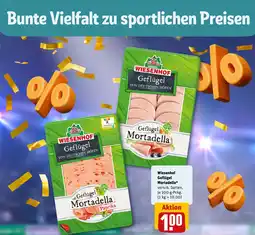 REWE DE Wiesenhof Geflügel Mortadella* tilbud