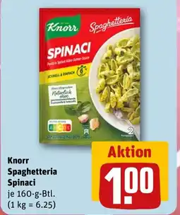 REWE DE Knorr Spaghetteria Spinaci tilbud