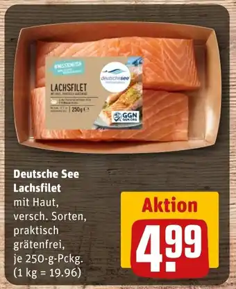 REWE Deutsche See Lachsfilet tilbud