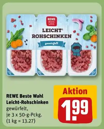 REWE REWE Beste Wahl Leicht-Rohschinken tilbud