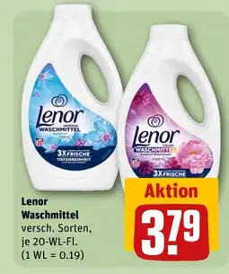 REWE DE Lenor Waschmittel tilbud