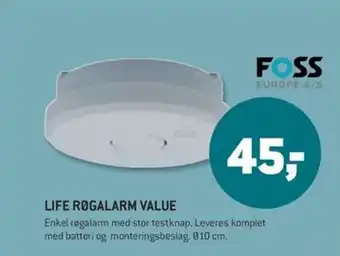 XL-BYG LIFE RØGALARM VALUE tilbud