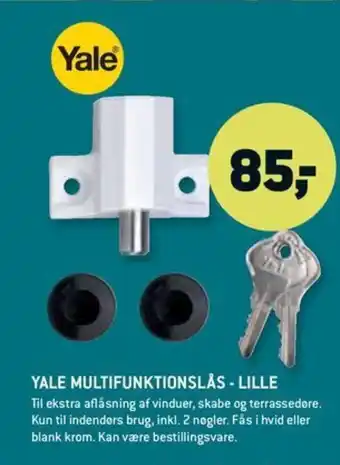 XL-BYG YALE MULTIFUNKTIONSLÅS - LILLE tilbud