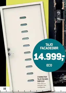 XL-BYG CHARACTER TAJO FACADE- DØR ECO tilbud