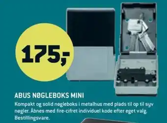 XL-BYG ABUS NØGLEBOKS MINI tilbud