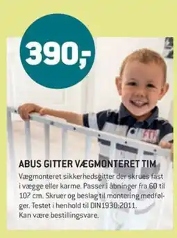 XL-BYG ABUS GITTER VÆGMONTERET TIM tilbud