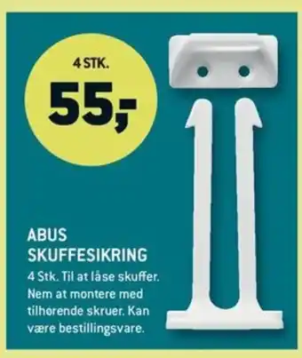 XL-BYG ABUS SKUFFESIKRING tilbud