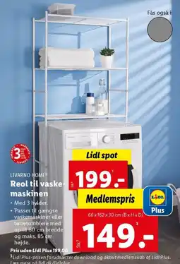 Lidl Reol til vaske maskinen tilbud