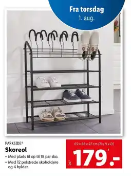 Lidl PARKSIDE® Skoreol tilbud