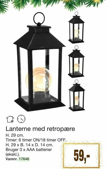 Harald Nyborg Lanterne med retropære tilbud
