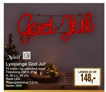 Harald Nyborg Lysslange God Jul tilbud