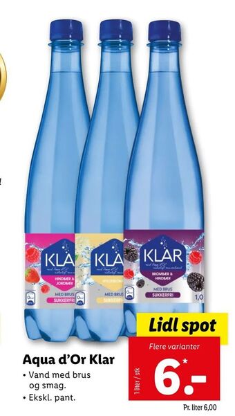 Let-Køb Aqua d'Or Klar tilbud