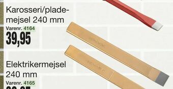 Karosseri/plade mejsel 240 mm