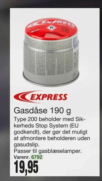 Harald Nyborg Gasdåse 190 g tilbud