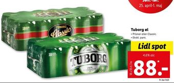 Let-Køb Tuborg øl tilbud
