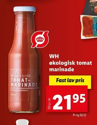 Wh økologisk tomat marinade