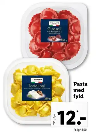Let-Køb Pasta med fyld tilbud