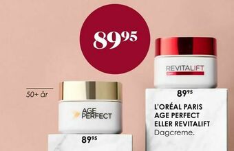 Matas L'oréal paris age perfect eller revitalift tilbud