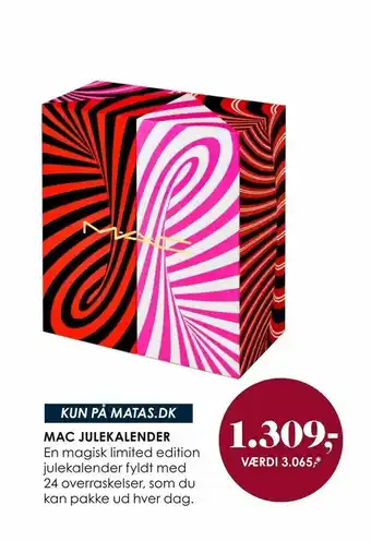Matas Mac julekalender tilbud