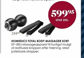 Matas Homedics total body massager sort tilbud