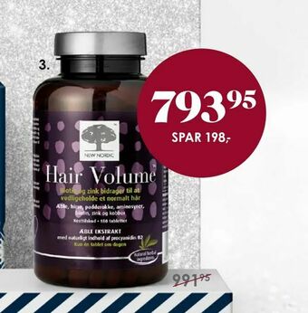 Matas New nordic hair volume™ tilbud