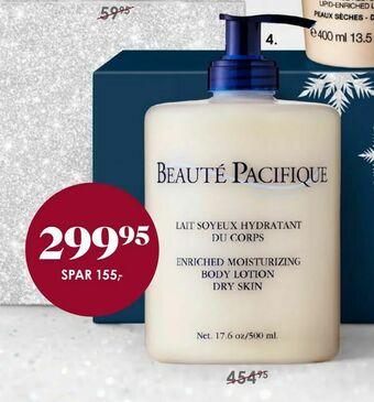 Matas Beauté pacifique body lotion tilbud