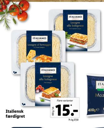 Italiensk færdigret