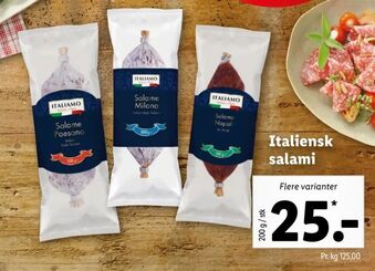 Let-Køb Italiensk salami tilbud
