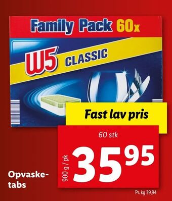 Let-Køb Opvasketabs tilbud