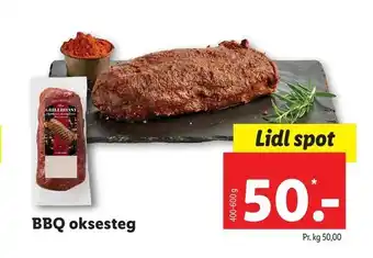 Let-Køb BBQ oksesteg tilbud