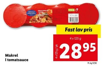 Makrel i tomatsauce