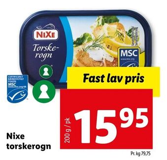 Nixe torskerogn