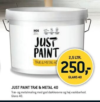 XL-BYG Just paint træ & metal 40 tilbud