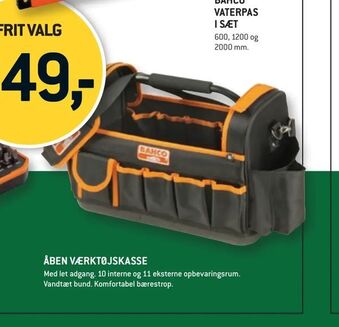 Åben værktøjskasse