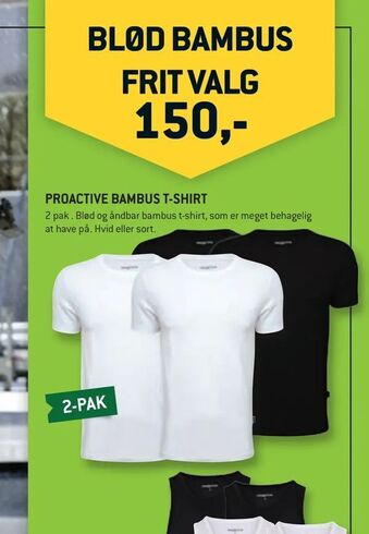 Proactive bambus t-shirt