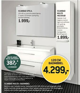 XL-BYG Scanbad multo+ badmøbel tilbud