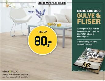 XL-BYG Berryalloc trendline pro laminatgulv tilbud