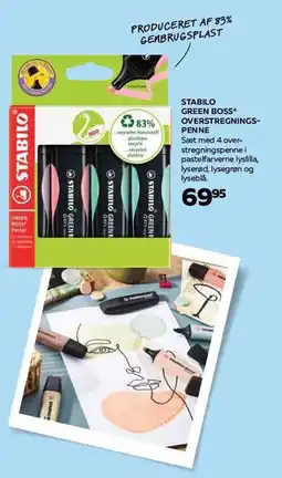 Bog & idé STABILO GREEN BOSS OVERSTREGNINGSPENNE tilbud