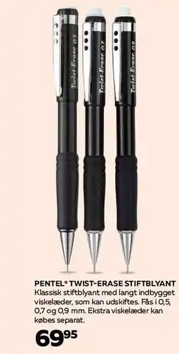 PENTEL TWIST-ERASE STIFTBLYANT