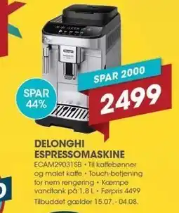 DELONGHI ESPRESSOMASKINE