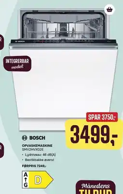 Skousen BOSCH OPVASKEMASKINE tilbud