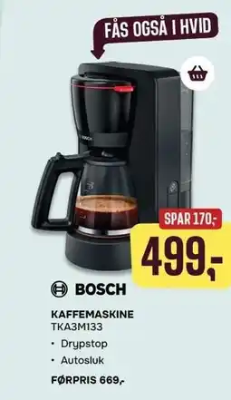 Skousen BOSCH KAFFEMASKINE tilbud