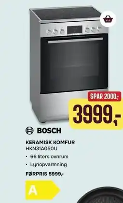 Skousen BOSCH KERAMISK KOMFUR tilbud