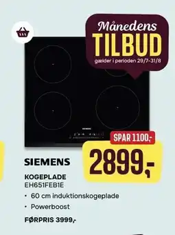 Skousen SIEMENS KOGEPLADE tilbud